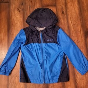 Columbia Kids Blue and Black Raincoat